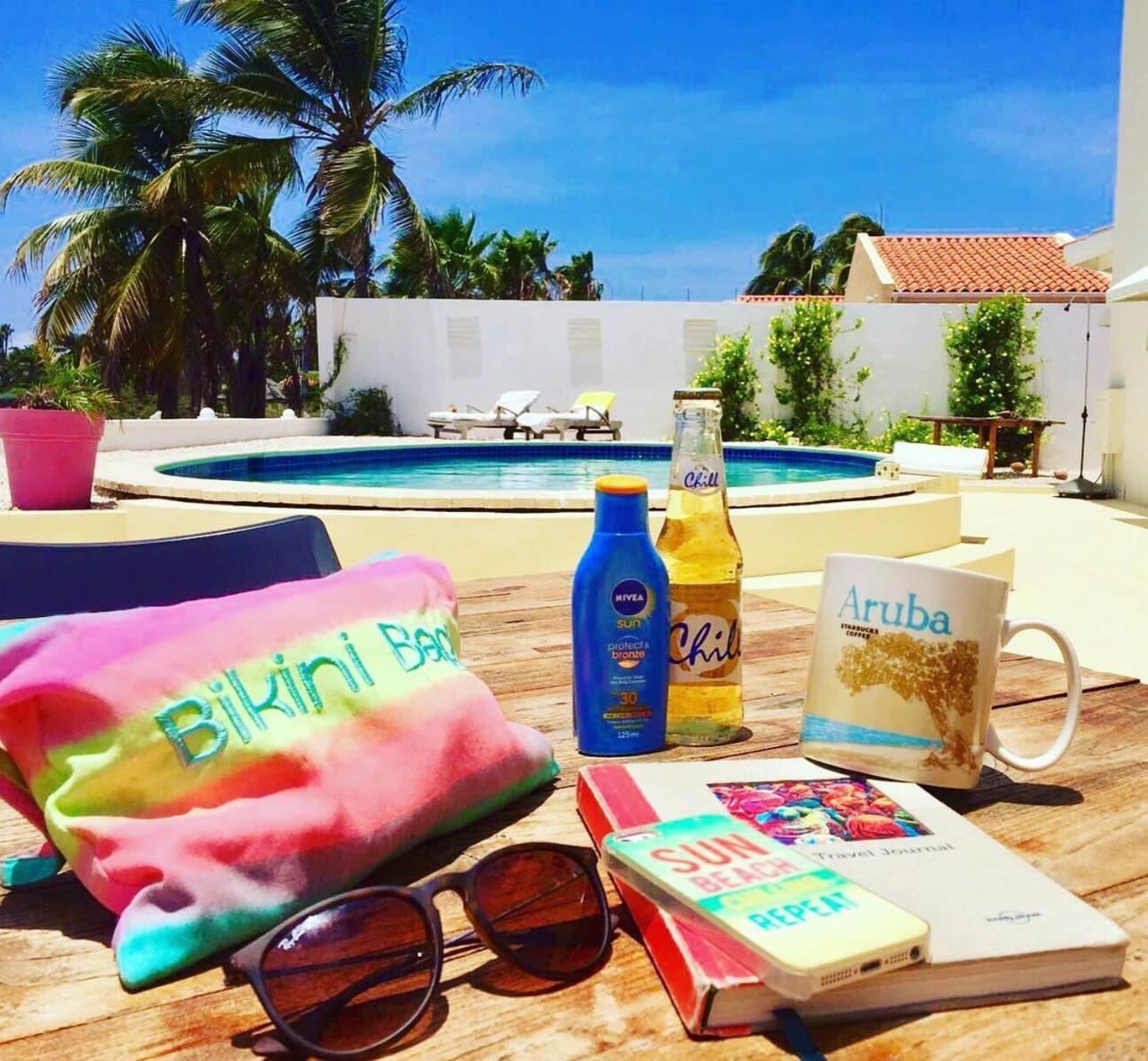 Karibu Aruba Boutique Hotel شاطئ بالم المظهر الخارجي الصورة
